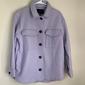 Banana Republic purple shacket M